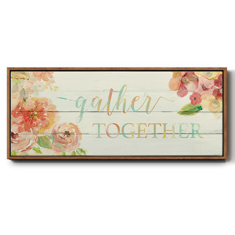 Gather Together- Framed Canvas, null