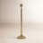 Modern Taper Candle Holder Metal and MDF Sculptural Decorative Candlestick Contemporary Accent Piece for Home Decor Transitional Style Standing Base Design-1008662077