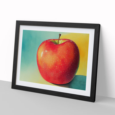 Single Apple Fruit Vol.1 - Single Picture Frame Print