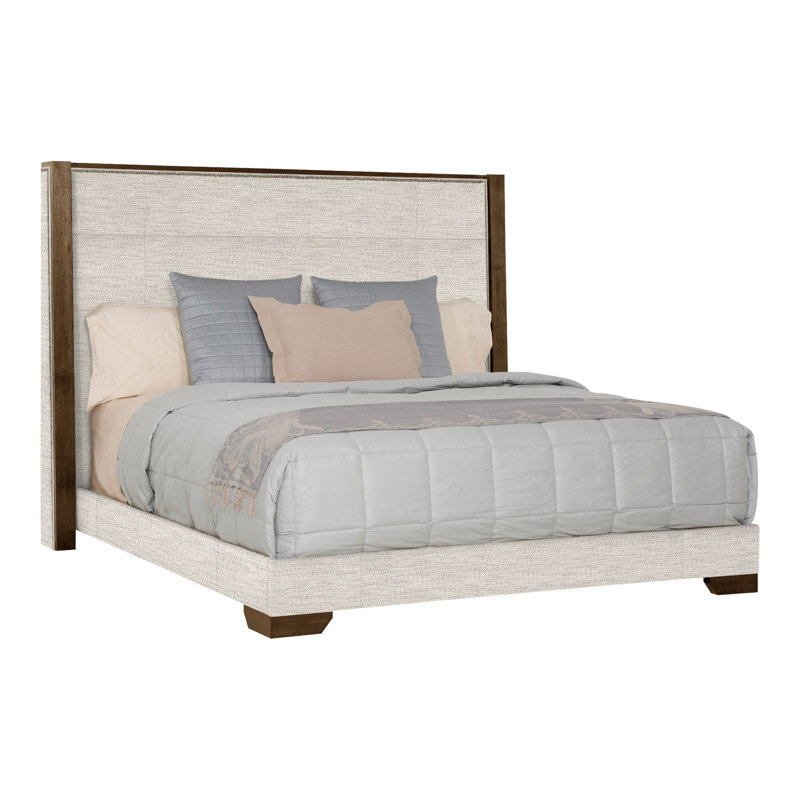 Thom Filicia Home Upholstered Bed, Ian Haze, Wrenn, Queen