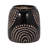 Modern Ceramic Table Vase with Arch Pattern for Tabletop Accent - Decorative Tall Flower Vase for Desks, Consoles, Entryway, and Home Decor-1395040182-1405869829