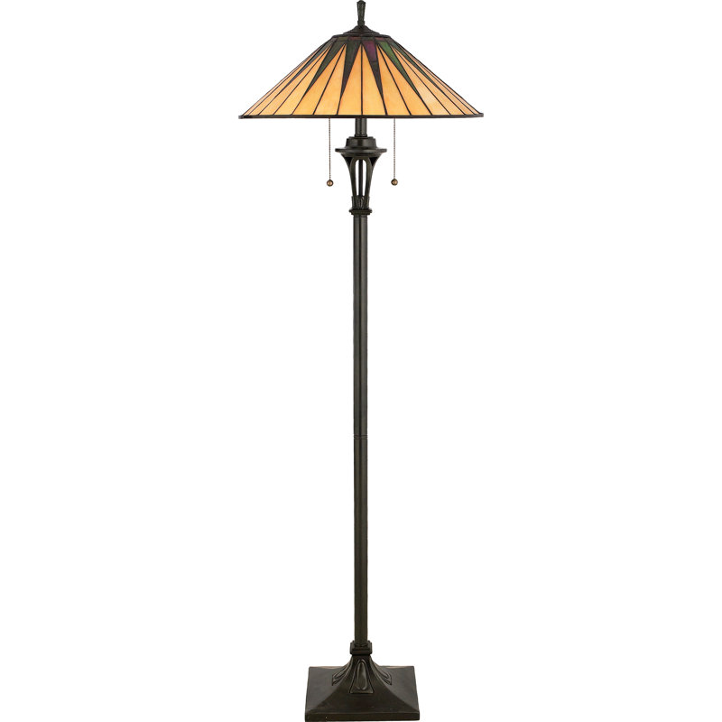 Finchamp 62'' Bronze Traditional Floor Lamp