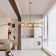 Kason Modern 7-Lights linear globe chandelier
