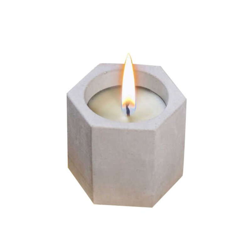 Scented Designer Candle, Gray
