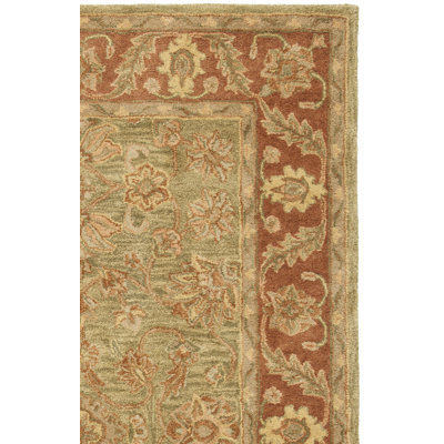 Santoyo Hand Tufted Wool Floral Rug