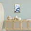 Cadre flottant Snowy Winter Harbor Birds, design par Hannah Moren-1242843642-1242843644