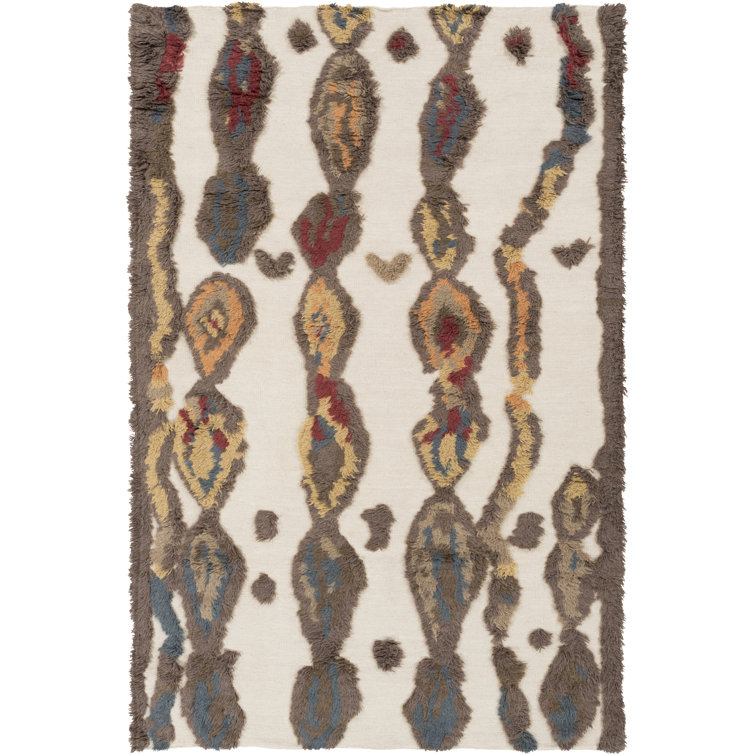 Aubriana Wool Oriental Indoor Rug