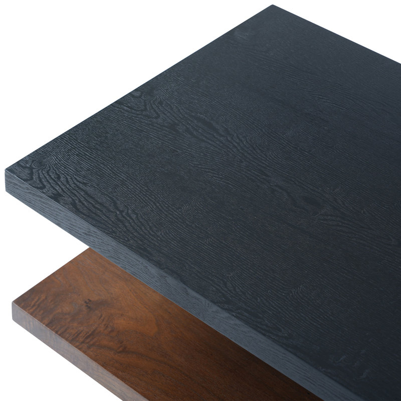 Classica Rectangle Wood Coffee Table, Walnut