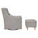 Toco Swivel Glider with Ottoman Set