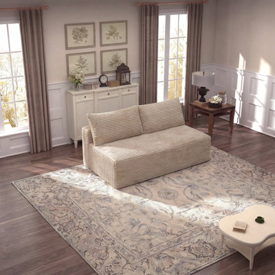 Causeuse modulaire sans accoudoirs