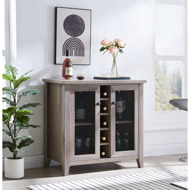 Armoire bar, gris