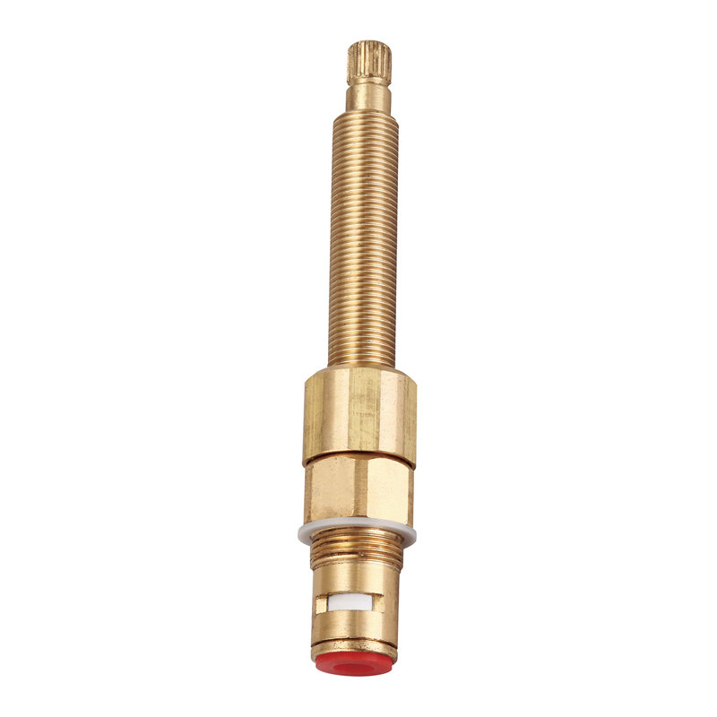 Tub Shower Valve, Brass/Red