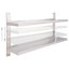 Abrego 2 Piece Metal Floating Shelf-1204931954