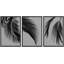 Tropical Palm " IDEA4WALL Framed Canvas Print Wall Art Tropical Jungle Palm Leaf Botanical Prints Minimalist Modern Art Nature Wall Decor For Bedroom " 3 - Pieces-91874809-91874810