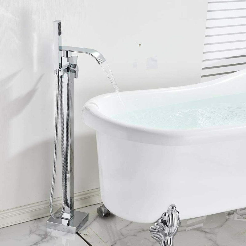 Mustecaplioglu Floor Waterfall Faucet Bath Filler