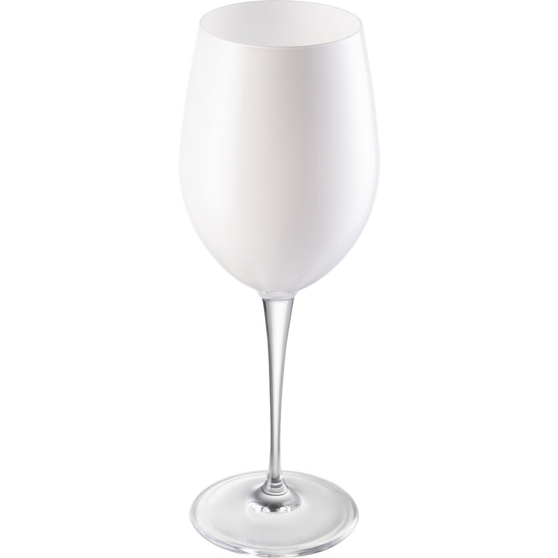 6 pièces 11 oz. Ensemble de verres à vin blanc sans plomb, Blanc, 18