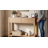 39.4'' Fluted Console Table with Drawers, Narrow Entryway Table with Storage Shelf-1995411078
