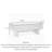 Minimalist Rectangular Solid Oak Wood Storage Bench