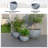 Trevonna Round Bowl-Shaped Fiberstone Planter Handmade MGO Clay Plant Pot with Drainage Holes for Indoor & Outdoor Use-2024267575-2024267572