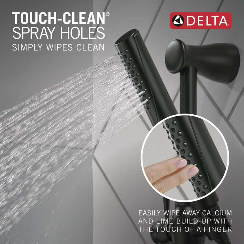 Urban Grail Slide Bar Hand Held Shower with Hose, Handheld Shower Head, Brilliance Stainless