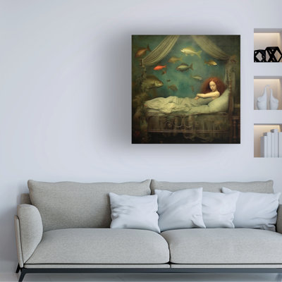 Sasha Mermaid Slumber Canvas Art