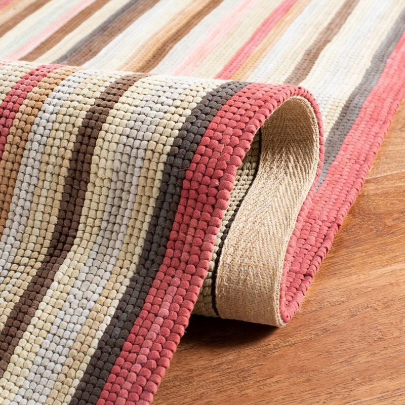 Ralph Lauren Martine Stripe Wool Striped Rug, Rectangle 8' x 10'