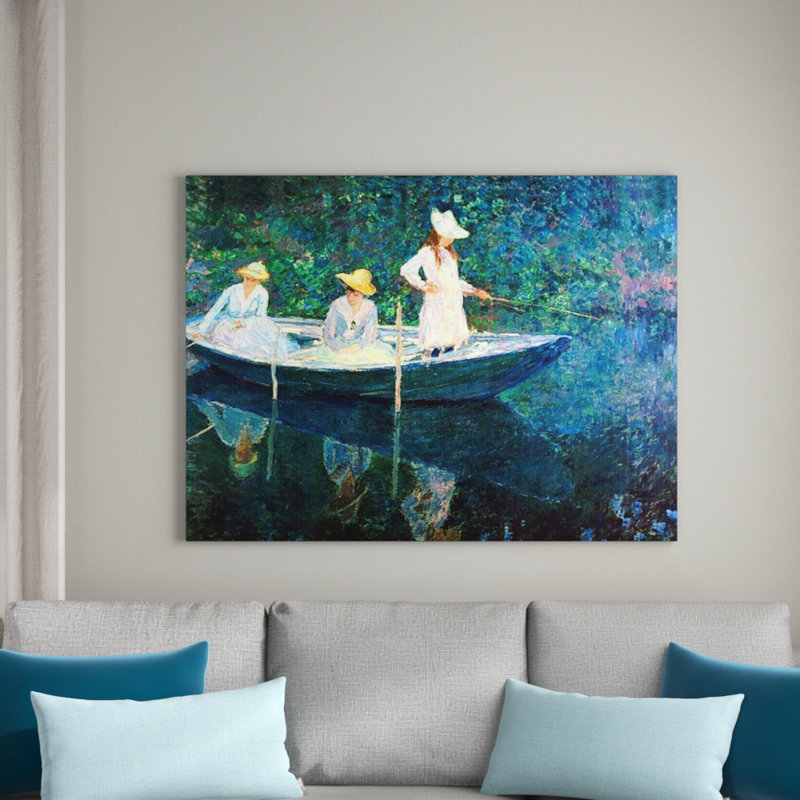 Claude Monet - Wrapped Canvas Painting, 60cm H x 80cm W x 1.8cm D