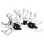 Averill Tabletop Wine Bottle Rack in Silver