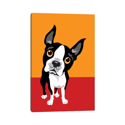 " Funny Illustration Of Boston Terrier " by Depositphotos