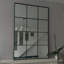 Rectangle Metal Window Panel Mirror-91019009-91019010