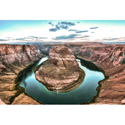 Horseshoe River Bend, Colorado River, Canyon, bleu, brun