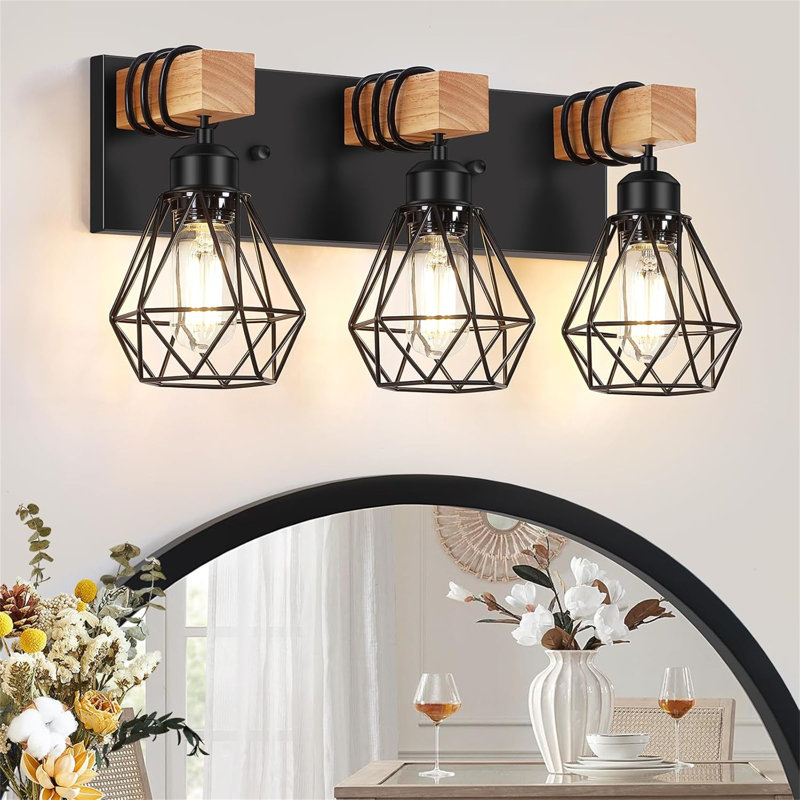 Dimmable Vanity Light, 3 Lights
