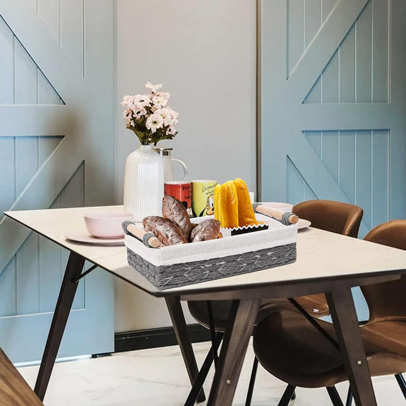 Storage Basket Wicker Baskets For Organizing Storage Bins For Countertop Toilet Paper Storage Basket For Toilet Tank Top