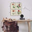 Ensemble de 4 reproductions d'art sur toile, "Vintage Flowers over Antique Pages", par Susan Arnot-960357676