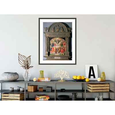 Le retable de la Landauer «All Saints Day» par Albrecht Dürer, impression giclée sur cadre