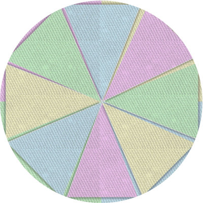 Motif géométrique rose Tapis décoratif