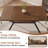 63 Inch Rectangle Round Corner Dining Table With Storage Shelf For 4-6-961274887
