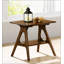 Table basse de salon en verre trempé transparent, 2 couches