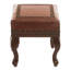 Repose-pieds en cuir Aili Artisan