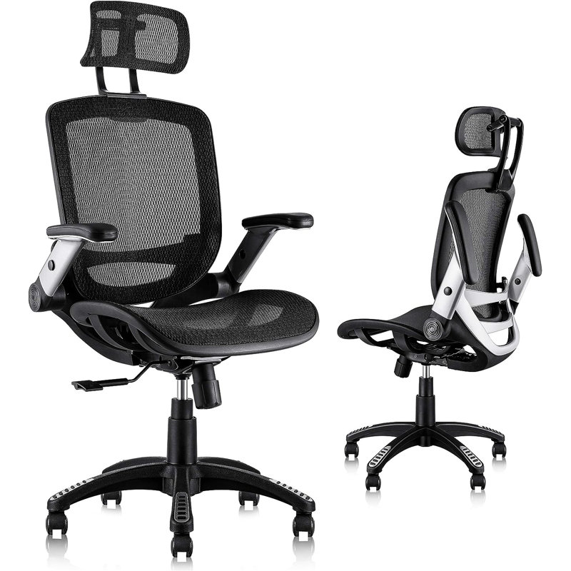 Lorella Mesh Office Chair with Headrest