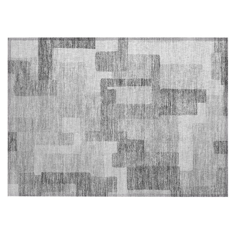  Tapis d'intérieur / extérieur antidérapant Neysa, Rectangle 1 pi 8 po x 2 pi 6 po