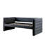 Lit de jour simple en bois massif avec couchette-1148998997