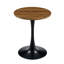 Table ronde ronde, table tulipe circulaire avec plateau de table épaissi et piédestal en métal, table bistro moderne Mid-Century-1187251501