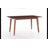 Aniek 60 IN W Natural Modern Wood Dining Table-815142138