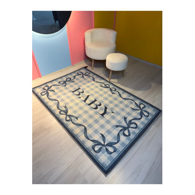 Tapis bleu Mosso