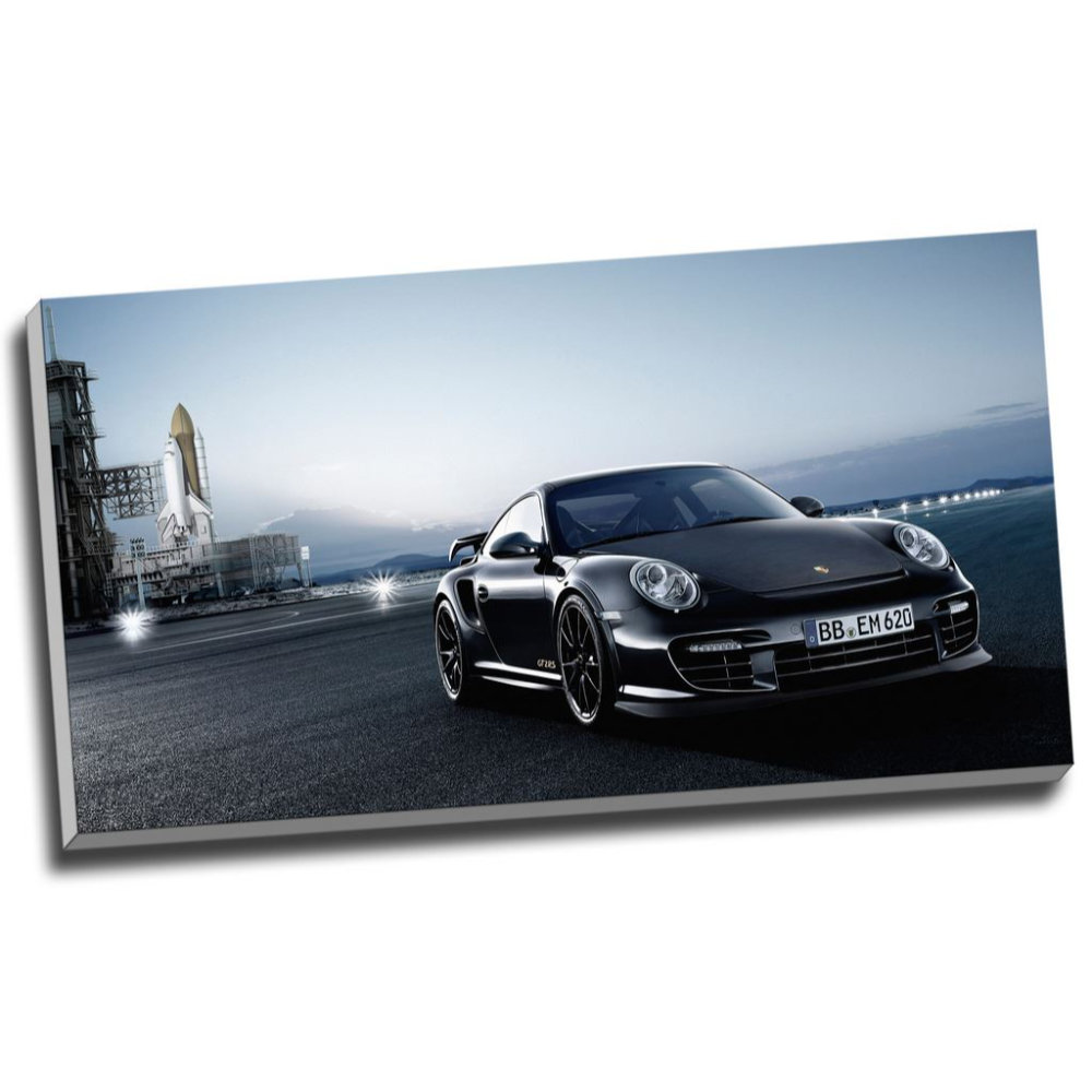 Porsche 911 Gt2 Rs - Wrapped Canvas Photograph