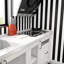 Black & White Striped Self-Adhesive Wallpaper! Waterproof & Removable, Refresh Wall Style Effortlessly!