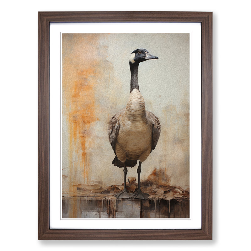 Goose Contemporary - Framed Print