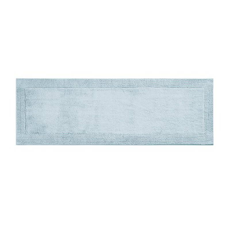 Tapis de bain réversible 100% coton touffeté 3000 g / m² bleu (1 tapis de bain), Tapis de couloir 2 pi x 6 pi