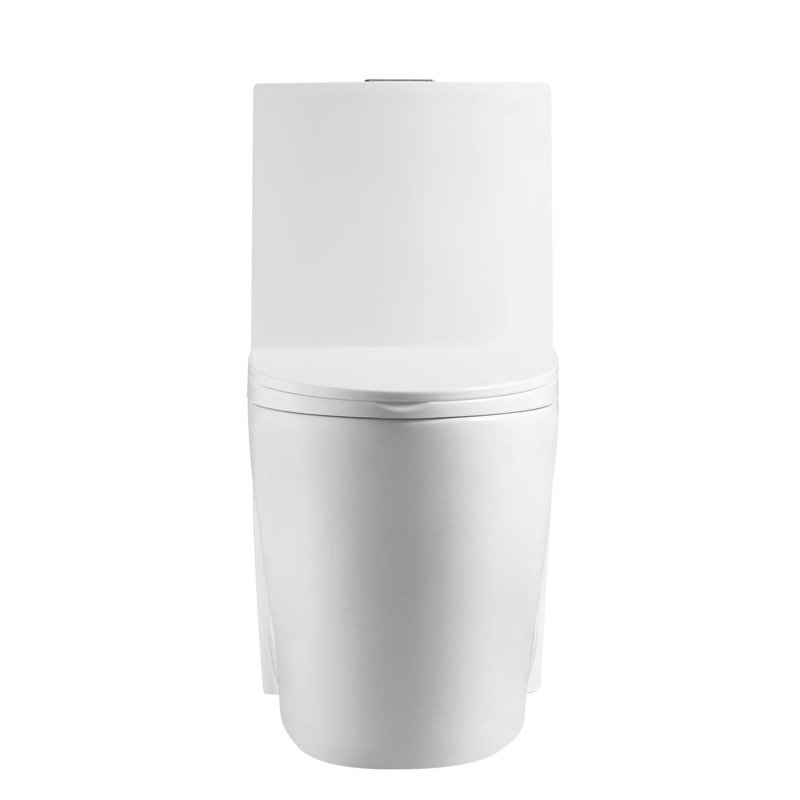 Toilette allongée une pièce 1,58 GPF Tusuton (siège inclus), Blanc